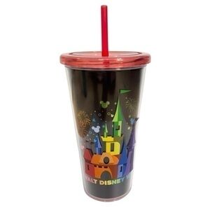 Disney Tumbler Disneyland Resort Happiest Place on Earth Cold Rainbow Pride Cup